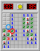 Minesweeper beginner tutorial, step 12