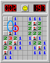 Minesweeper beginner tutorial, step 13